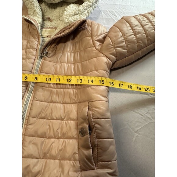 Michael Kors Girls Pink Puffer Jacket Size 7/8 - Picture 13 of 13